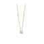 Ti Sento Milano Ti Sento Collier 34143ZY/42 Zilver met Geelgouden Plating en Zirkonia 38-48cm