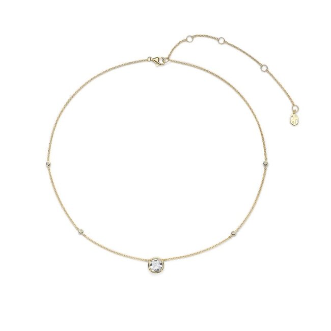 Ti Sento Milano Ti Sento Collier 34143ZY/42 Zilver met Geelgouden Plating en Zirkonia 38-48cm