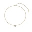 Ti Sento Milano Ti Sento Collier 34143ZY/42 Zilver met Geelgouden Plating en Zirkonia 38-48cm