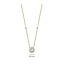 Ti Sento Milano Ti Sento Collier 34143ZY/42 Zilver met Geelgouden Plating en Zirkonia 38-48cm
