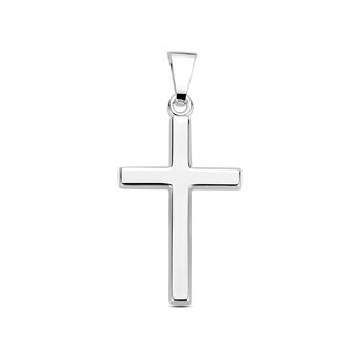 Blinckers Jewellery Huiscollectie BJ Hanger 10.05025 Zilver Kruis 24.5mm x 16mm