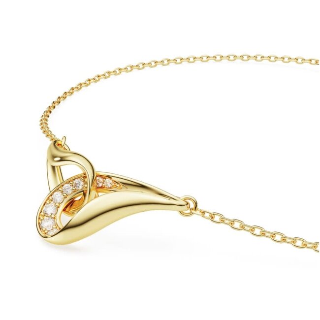 Swarovski Swarovski Armband 5778079 Classica Zilver met Geelgouden Plating en Zirkonia 16.5 - 20.5cm