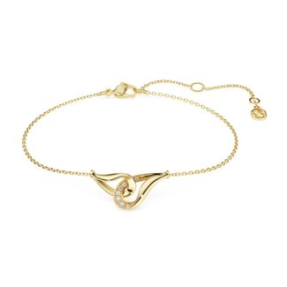Swarovski Swarovski Armband 5778079 Classica Zilver met Geelgouden Plating en Zirkonia 16.5 - 20.5cm