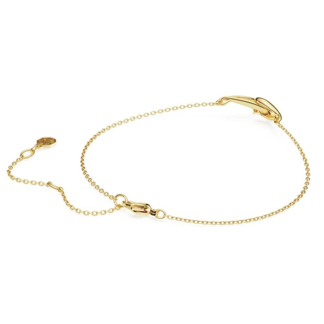 Swarovski Swarovski Armband 5778079 Classica Zilver met Geelgouden Plating en Zirkonia 16.5 - 20.5cm