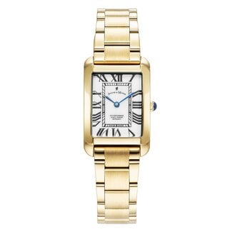 Jacques du Manoir Jaques du Manoir Horloge JWL05802 Emily III Staal met Geelgouden Plating Quartz