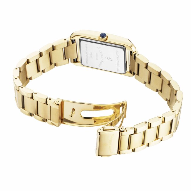 Jacques du Manoir Jaques du Manoir Horloge JWL05802 Emily III Staal met Geelgouden Plating Quartz
