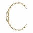 Jacques du Manoir Jacques Du Manoir Horloge JWL04402 Emily Staal met Geelgouden Plating Quartz Swiss Made Vierkant