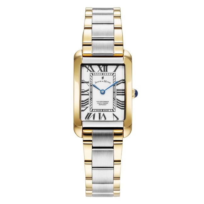Jacques du Manoir Jacques du Manoir Horloge JWL05803 Emily III Staal Bi-color Quartz Swiss Made 23mm x 34mm