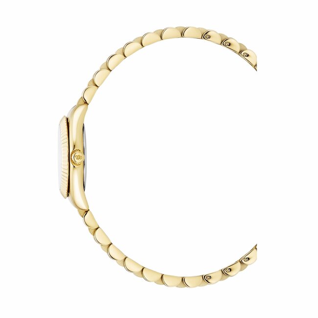 Jacques du Manoir Jacques du Manoir Horloge JWL05104 Inspiration Staal met Geelgouden Plating Quartz Swiss Made met Zwarte Wijzerplaat 22mm