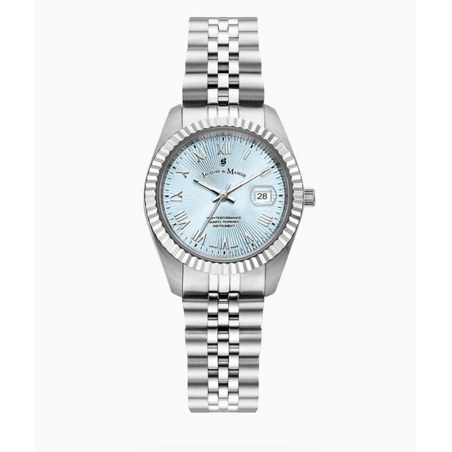 Jacques du Manoir Jacques du Manoir Horloge JWL06201 Inspiration Sunrise Staal Quartz Swiss Made 31mm