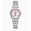 Jacques du Manoir Jacques du Manoir Horloge JWL05902 Leonie Staal Quartz Swiss Made met Roze MOP Wijzerplaat 28mm