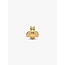 Pandora Pandora Bedel 764524C00 Zilver met14k Geelgouden Plating  Mini Bij Getextureerd
