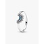 Pandora Pandora Ring 192675C01-56 Zilver Maan met Blauw en Zirkonia Maat 56