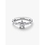 Pandora Pandora Ring 195072C01-54 Zilver Ster met Cubic Zirkonia Maat 54