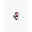 Pandora Pandora Bedel 734974C01 Platinum Plated Kerstkrans met Rood en Groen