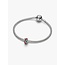 Pandora Pandora Bedel 734974C01 Platinum Plated Kerstkrans met Rood en Groen