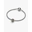 Pandora Pandora Bedel 735064C01 Platinum Plated Kerst met Bruin,Groen en Rood