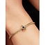 Pandora Pandora Bedel 765034C01 Ster met 14k Geelgouden Plating met Blauw Enamel