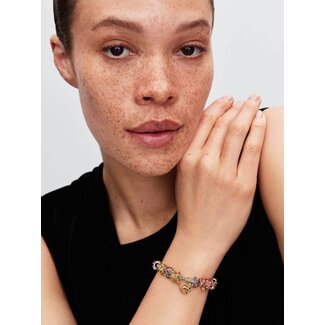 Pandora Pandora Bedel 764249C01 14k Geelgouden Plating Sneeuwvlok