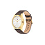 Tommy Hilfiger Tommy Hilfiger Horloge TH1792204 Bruce Staal met Geelgouden Plating en Bruin Leren Horlogeband 43mm