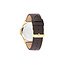 Tommy Hilfiger Tommy Hilfiger Horloge TH1792204 Bruce Staal met Geelgouden Plating en Bruin Leren Horlogeband 43mm
