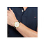 Tommy Hilfiger Tommy Hilfiger Horloge TH1792204 Bruce Staal met Geelgouden Plating en Bruin Leren Horlogeband 43mm