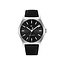 Tommy Hilfiger Tommy Hilfiger Horloge TH1710668 Bruce Staal Quartz met Zwarte Leren Horlogeband 43mm
