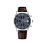 Tommy Hilfiger Tommy Hilfiger Horloge TH1710795 Kane Staal Quartz Chronograaf met Bruin Leren Horlogeband 42mm