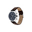Tommy Hilfiger Tommy Hilfiger Horloge TH1710795 Kane Staal Quartz Chronograaf met Bruin Leren Horlogeband 42mm