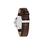 Tommy Hilfiger Tommy Hilfiger Horloge TH1710808 The Empire Staal Quartz Chronograaf met Bruine Leren Horlogeband 34mm
