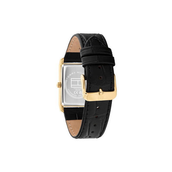 Tommy Hilfiger Tommy Hilfiger Horloge TH1710772 Ben Staal met Geelgouden Plating Quartz 40x25.5mm