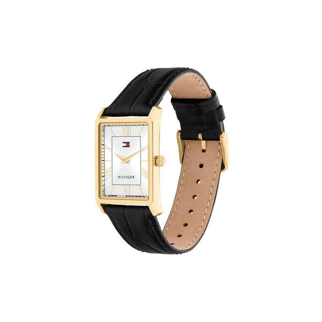 Tommy Hilfiger Tommy Hilfiger Horloge TH1710772 Ben Staal met Geelgouden Plating Quartz 40x25.5mm