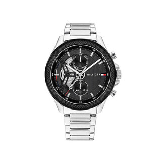 Tommy Hilfiger Tommy Hilfiger Horloge TH1792289 Clark Staal Quartz Chronograaf 44mm
