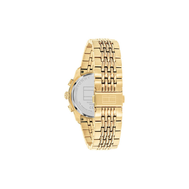 Tommy Hilfiger Tommy Hilfiger Horloge TH1710814 The Empire Staal met Geelgouden Plating Quartz Chronograaf 38mm