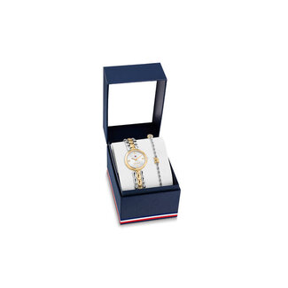 Tommy Hilfiger Tommy Hilfiger Horloge TH2770250 Giftset Annie Staal Bi-color Quartz