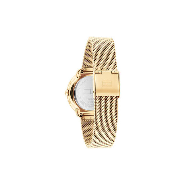 Tommy Hilfiger Tommy Hilfiger Horloge TH1782699 Demi Staal met Geelgouden Plating Quartz met Zirkonia 33mm