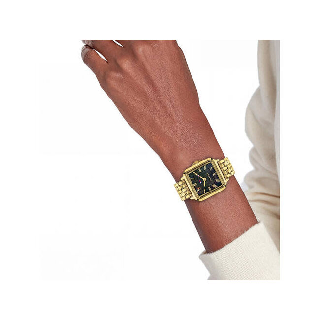 Tommy Hilfiger Tommy Hilfiger Horloge TH1782916 Mia Staal met Geelgouden Plating Quartz 24x22.5mm