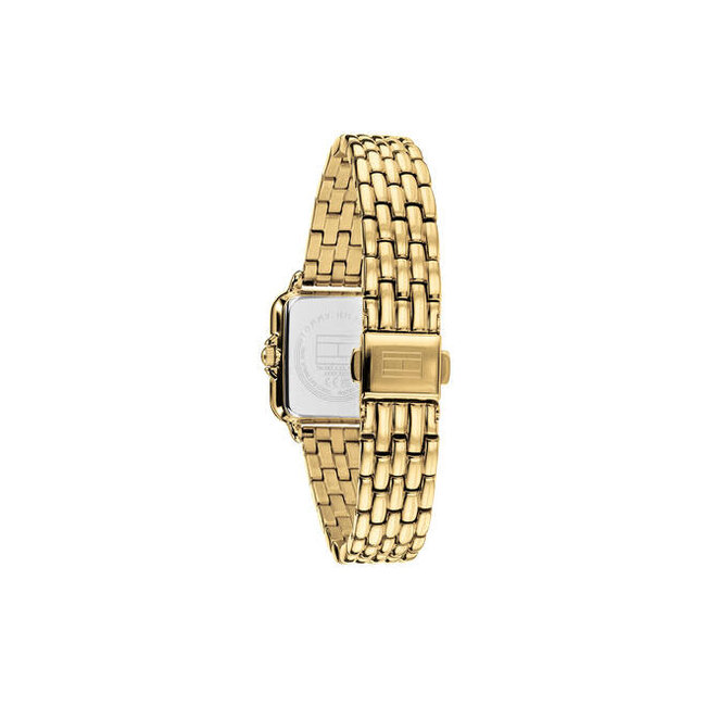 Tommy Hilfiger Tommy Hilfiger Horloge TH1782916 Mia Staal met Geelgouden Plating Quartz 24x22.5mm