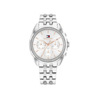 Tommy Hilfiger Tommy Hilfiger Horloge TH1782802 Mellie Staal Quartz Chronograaf met Zirkonia 36mm