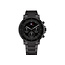 Tommy Hilfiger Tommy Hilfiger Horloge TH1710590 Tyson Staal met Zwarte Coating Quartz Chronograaf 43mm