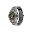 Tommy Hilfiger Tommy Hilfiger Horloge TH1710657 Jax Staal met Zwarte Coating Quartz 48mm