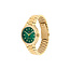 Tommy Hilfiger Tommy Hilfiger Horloge TH1782820 Georgia Staal met Geelgouden Plating Quartz met Groene Wijzerplaat 36mm