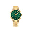Tommy Hilfiger Tommy Hilfiger Horloge TH1782820 Georgia Staal met Geelgouden Plating Quartz met Groene Wijzerplaat 36mm