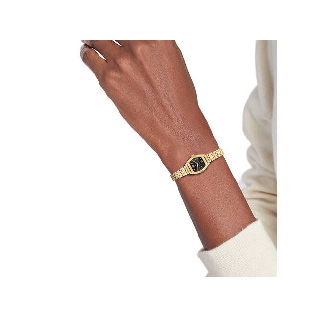 Tommy Hilfiger Tommy Hilfiger Horloge TH1782940 Norah Staal met Geelgouden Plating Quartz 21.5x22mm