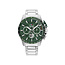 Tommy Hilfiger Tommy Hilfiger Horloge TH1792293 Bank Staal Quartz met Groene Wijzerplaat 44mm