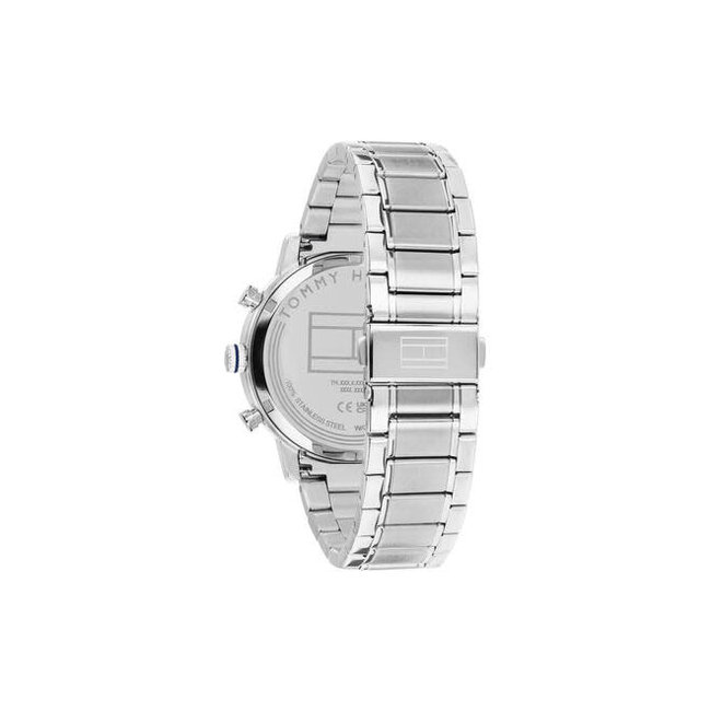Tommy Hilfiger Tommy Hilfiger Horloge TH1710797 Kane Staal Quartz met Blauwe Wijzerplaat 42mm