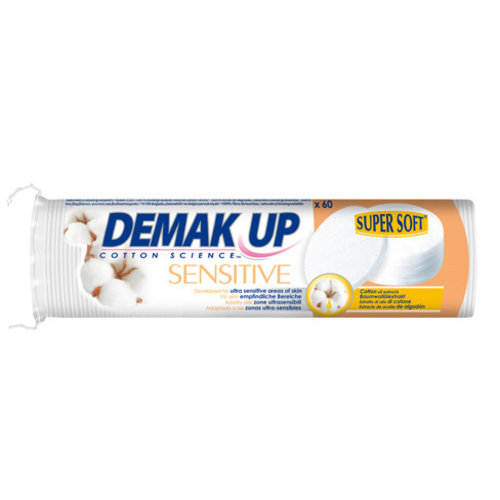 Demak-Up Demak-Up Sensitive Silk Rond- 64 Stuks Demak-Up Demak-Up Sensitive Silk Rond- 64 Stuks