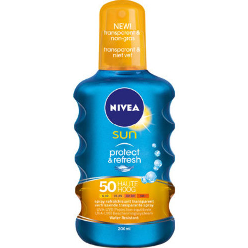 Nivea Nivea Sun Protect & Refresh Spf 50 - 200 Ml Nivea Nivea Sun Protect & Refresh Spf 50 - 200 Ml