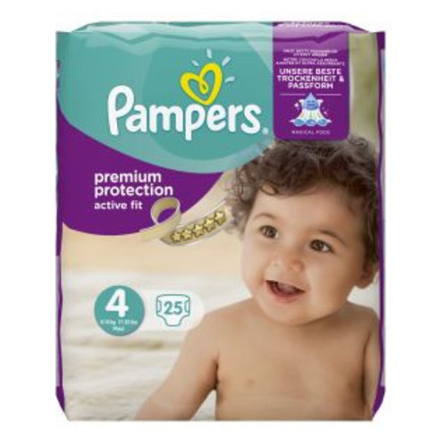 Pampers Pampers Active Fit Maxi Midpack 4 7 - 18 Kg - 25 Stuks Pampers Pampers Active Fit Maxi Midpack 4 7 - 18 Kg - 25 Stuks