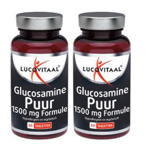 LUCOVITAAL Lucovitaal Glucosamine Puur - 2 X 60 Tabletten LUCOVITAAL Lucovitaal Glucosamine Puur - 2 X 60 Tabletten